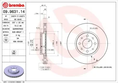 ���� �� ��) 09.9631.14_���� ���� 09963114 Brembo Brembo 09963114 09963114 ����