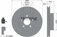 ���� ��������� �������� ������������� Textar 92163205 Mercedes 92163205 ����