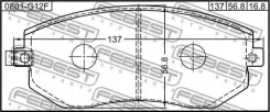 ������� ��������� �������� �������� Subaru Forester 2001 [178Febest0801G12F] 0801G12F ����
