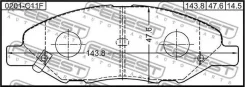 ������� ��������� �������� �������� Nissan CUBE /Tiida (2007) [178Febest0201C11F] 0201C11F ����