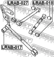 ����������� ������ ���������� ���� LAND Rover Freelander (1998-2006) [178Febestlrab018] LRAB018 ����