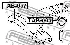 ����������� ��������� ������ ������ Toyota Avensis I (1997-2003) [178Febesttab006] TAB006 ����