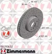 ���� ���������! Sport �����. ���. 348x36/66-5x112 BMW F01/F07/F10/F11 2.0-3.0i/D 10 [178Zimmermann150293652] 150293652 ����