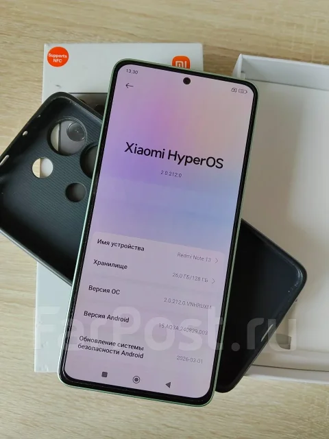 Xiaomi Redmi Note 13. �/�, 128 ��, ���������, �������, ������, 3G, 4G LTE, Dual-SIM, ����������, NFC, ������� ������� ����
