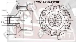 ������� ������ | ����� ����/��� | Toyota/ LAND Cruiser Prado GRJ120 2003-2009 [178Asvatywhgrj120F] TYWHGRJ120F ����