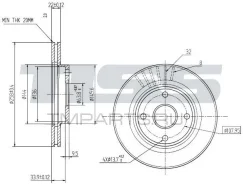 ���� ��������� �������� DF4036 (258x22) 4 ��� JD JBD0014 JBD0014 ����