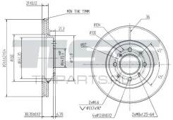 ���� ��������� �������� DF3021 (262x21) 4 ��� JD JBD0073 JBD0073 ����