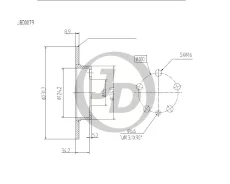 ���� ��������� ������ DF2805 (231,7x8,9) JD JBD0079 JBD0079 ����