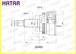 ���� ������� 3027 ABS 48 ����� INKO 380002 380002 ����