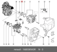 �������� ������ ���� Renault 168038543R 168038543R ����