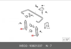 ������ ������������� ������� (4 �� �� �/�) Iveco 93821237 93821237 ����