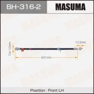����� ��������� Masuma ��� Toyota Corolla, ��������, �����, ���. bh-316-2 BH3162 ����