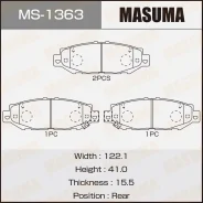 ������� ��������� �������� Masuma ������, �������� �� ��� (4 ��), ���. MS-1363 MS1363 ����