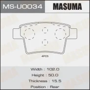 ������� ��������� �������� Masuma ������, �������� �� ��� (4 ��), ���. MS-U0034 MSU0034 ����