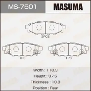 ������� ��������� �������� Masuma ������, �������� �� ��� (4 ��), ���. MS-7501 MS7501 ����