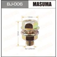 ���� � ������ Masuma BJ-006 �6x12x1.0 (OEM 90105-06137), 6 �� BJ006 ����