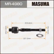 ���� ������� Masuma, ���. MR-4980 MR4980 ����