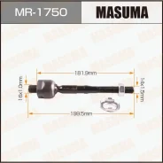 ���� ������� Masuma, ���. MR-1750 MR1750 ����