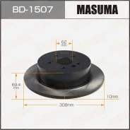 ���� ��������� Masuma, ������, ������/�����, ��� Toyota Highlander, 1 ��, ���. BD-1507 BD1507 ����