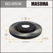 ���� ��������� Masuma, ��������, ������/�����, ��� Nissan Juke / Sentra, 1 ��, ���. BD-2506 ��������� �� �������� 2 �� BD2506 ����