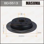 ���� ��������� Masuma rear CR-V / RD6 ��������� �� �������� 2 ��, ������ BD5513 ����