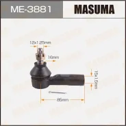 ���������� ������� ���� Masuma, ���. ME-3881 ME3881 ����