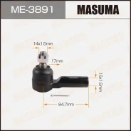 ���������� ������� ���� Masuma, ���. ME-3891 ME3891 ����