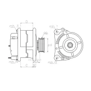 ��������� 12V 140Amp Tesla Technics TT11145 BMW 7 (E38) 728 i 1995-08 - 2001-11 2.8 Petrol (M52 B28 (286S1), M52 B28 (286S2 142kW /193HP | BMW X5 (E53...