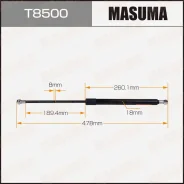 ���� ������� ��������� Masuma, L=478mm (1/40) T8500 ����