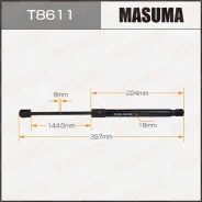 ���� ������� ��������� Masuma, L=397mm (1/40) T8611 ����