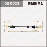 ������ � ����� Masuma, ��� Honda Fit, ���. DS-5003 DS5003 ����