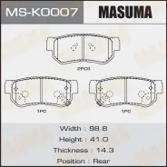 ������� ��������� �������� Masuma ������, �������� �� ��� (4 ��), ���. MS-K0007 MSK0007 ����