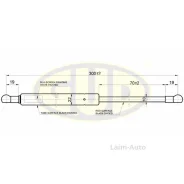 ����������� ��������� ����������� ��������� VW Jetta III (1K2) 08/05- 710N L=300/70MM GGS020565 ����