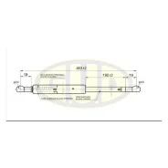 ����������� ��������� CHV Lacetti 03/05- 560N L=462,5/190MM GGS020173 ����