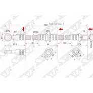 ����� ��������� (�������/ ������) Subaru Forester 02-08 / Legacy 98-09 SAT ST-26550-FC010, ������ �������� ST26550FC010 ����