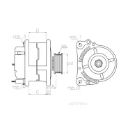 ��������� 12V 95Amp Tesla Technics TT11009 JCB Backhoe Loaders 2CX JCB444 4,4 | JCB Backhoe Loaders 3CX/PLUS/CLL JC444/Turbocharged 4,4 | JCB Dieselma...