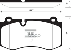������� ��������� �������� ��� Mercedes W221/211/216/230/219 Sangsin brake ���. SP2195 SP2195 ����