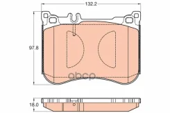 ������� ��������� �������� TRW ��� Mercedes W222, W231 TRW ���. GDB2019 GDB2019 ����