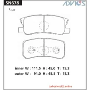 �������� ��������� ������� Advics ������ Advics SN678 ����