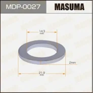 ����� (���������) ��� ����� ������������� Masuma, Honda 14.3x21.9x2 [��.50] MDP-0027 MDP0027 ����
