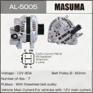 ��������� Masuma, Honda / R18A, R18A1, R18A2 (14V/80A) Masuma ������� AL-5005 | �������� �� ��, ������, 5 ����� | �������� �� 12 ��� | ������ � ������...