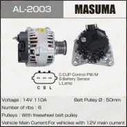 ��������� Masuma, Nissan / MRA8DE (14V/110A) AL-2003 AL2003 ����