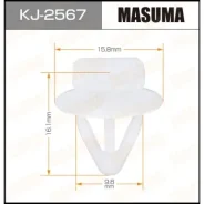 ������ ������������� (����������) Masuma 2567-KJ [��.50] KJ-2567 KJ2567 ����