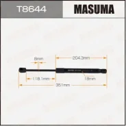 ���� ������� ������ Masuma, L=351mm (1/40) T8644 T8644 ����