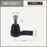 ���������� ������� ���� Masuma Chevrolet Captiva 07-10 ME-K8311 MEK8311 ����
