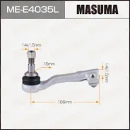 ���������� ������� ���� Masuma BMW X3 (G01) 18- LH ME-E4035L, ����� MEE4035L ����