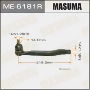���������� ������� ���� Masuma Honda Accord / CB1, CB2, CB3, CB4 89-97 RH ME-6181R, ������ ME6181R ����
