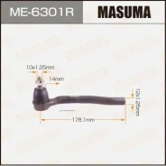 ���������� ������� ���� Masuma Honda FIT/ GD1, GD2, GD3, GD4 01-07 RH ME-6301R, ������ ME6301R ����