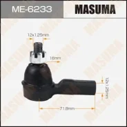 ���������� ������� ���� Masuma Honda CITY, HR-V / GH1, GA6 98-06 ME-6233 ME6233 ����
