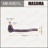 ���������� ������� ���� Masuma Honda FIT/ GD1, GD2, GD3, GD4 01-07 LH ME-6301L, ����� ME6301L ����